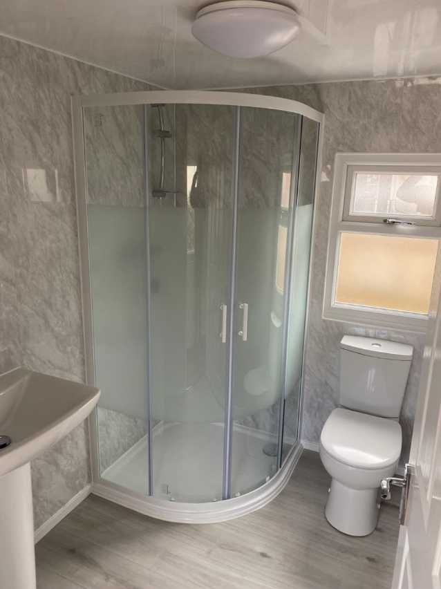 Fitted bathroom installed by ACE GROUP